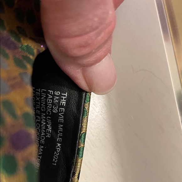 Katy Perry Evie Collection Floral Mules - Purple and Green - Picture 5 of 5